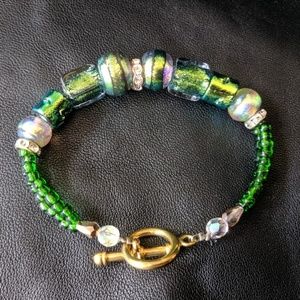 Bracelet Moreno Glass Lamp-made Beads